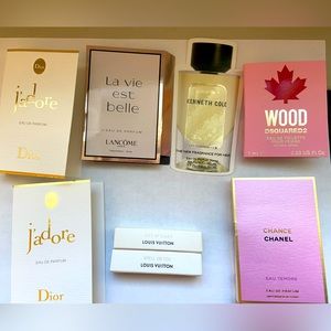 LV Dior chanel & etc perfume samples